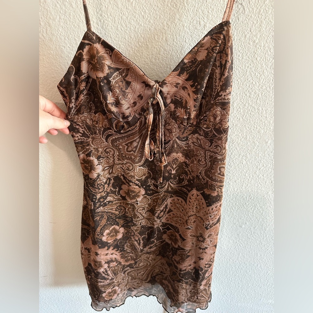 Floral Paisley Brown Sleepwear